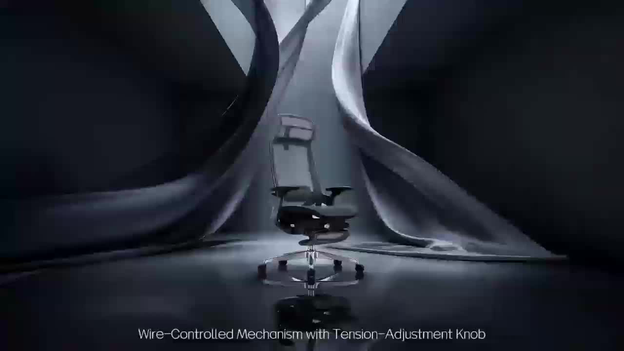Video thumbnail for product preview 9, showing a furniture item in a softly lit showroom with a calm and modern atmosphere